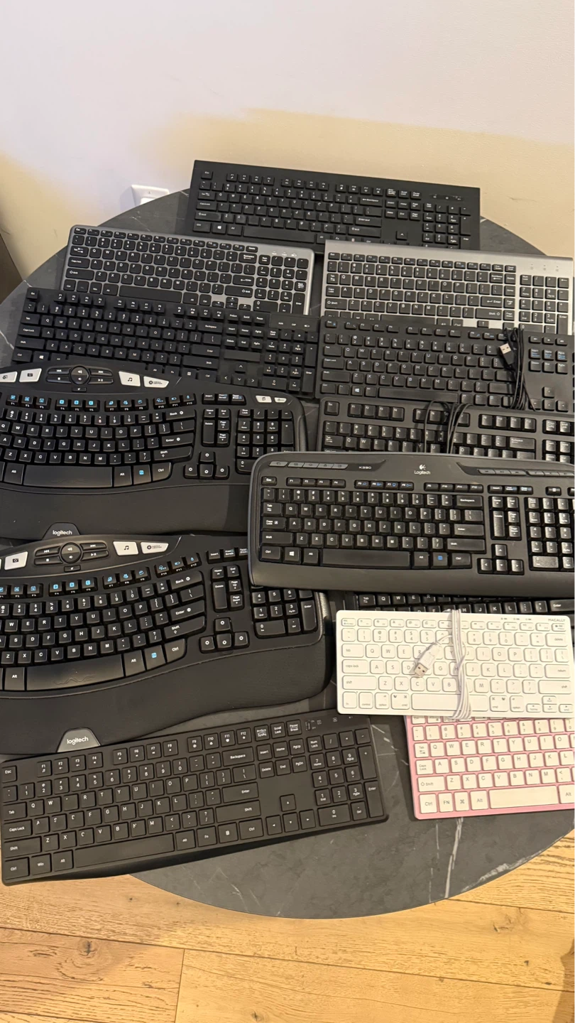Logitech Ergonomic Keyboards and other computer keyboards