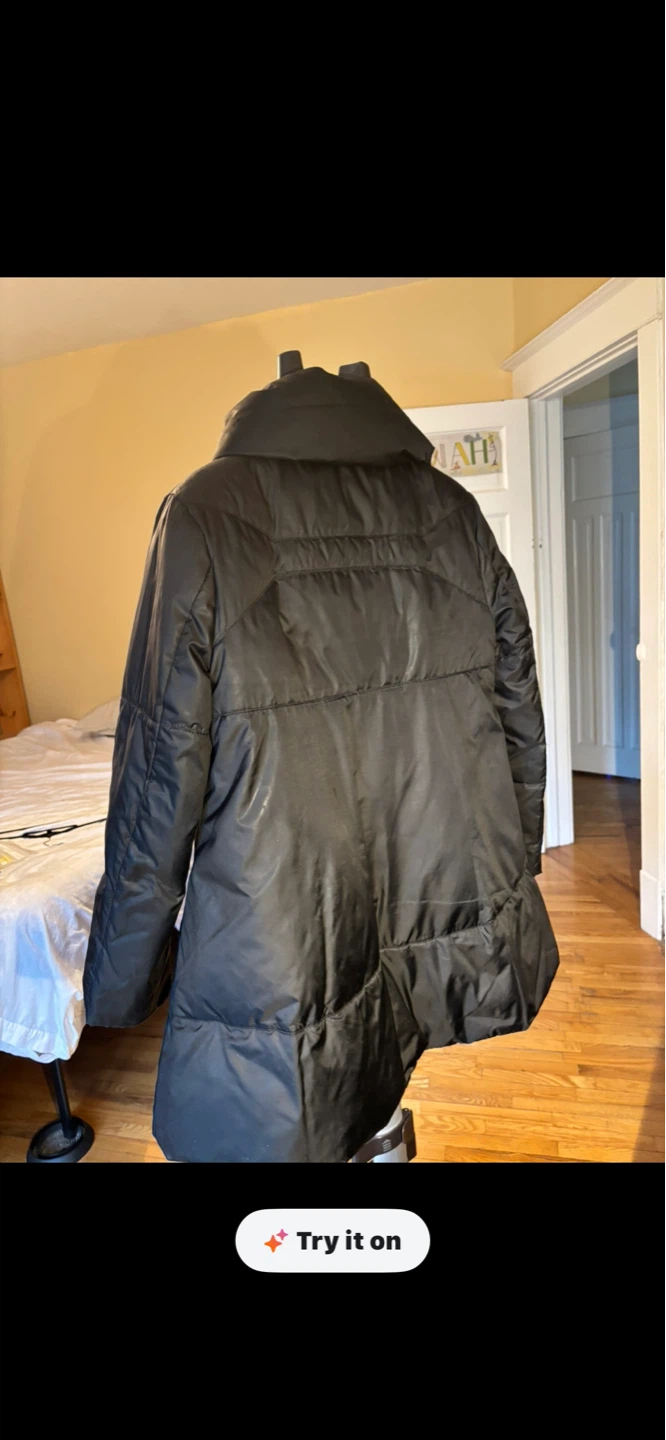 Ermanno Scervino Black Puffer Jacket Size 38 - photo 4