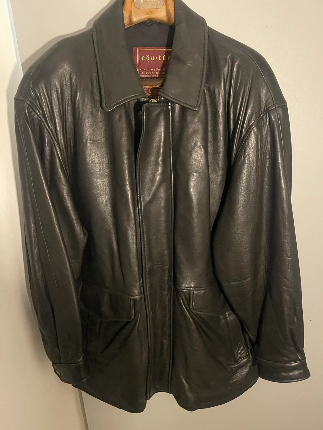 Couture by J. Park Genuine Leather Jacket - Size L