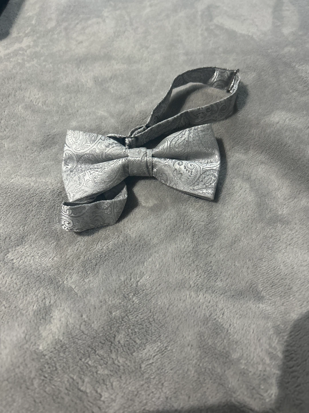 Men's Charcoal Grey Suit Set with Bowtie and Pocket Square - photo 4