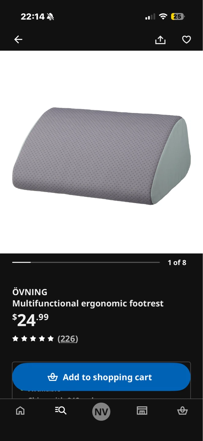 IKEA ÖVNING Multifunctional Ergonomic Footrest