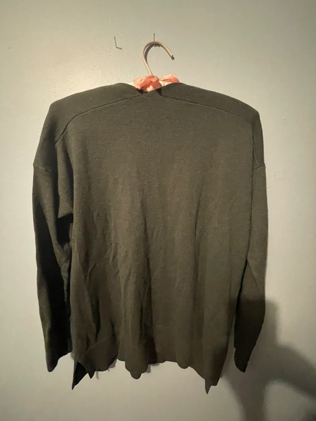LOFT V-Neck Sweater - Dark Green m - photo 2
