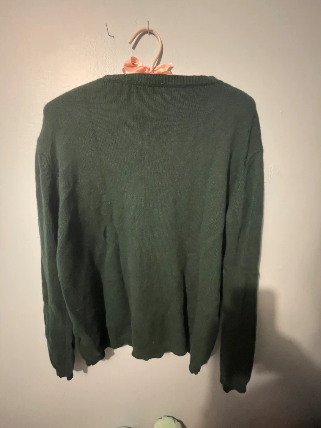 Brandy Melville Green V-Neck Sweater m - photo 2
