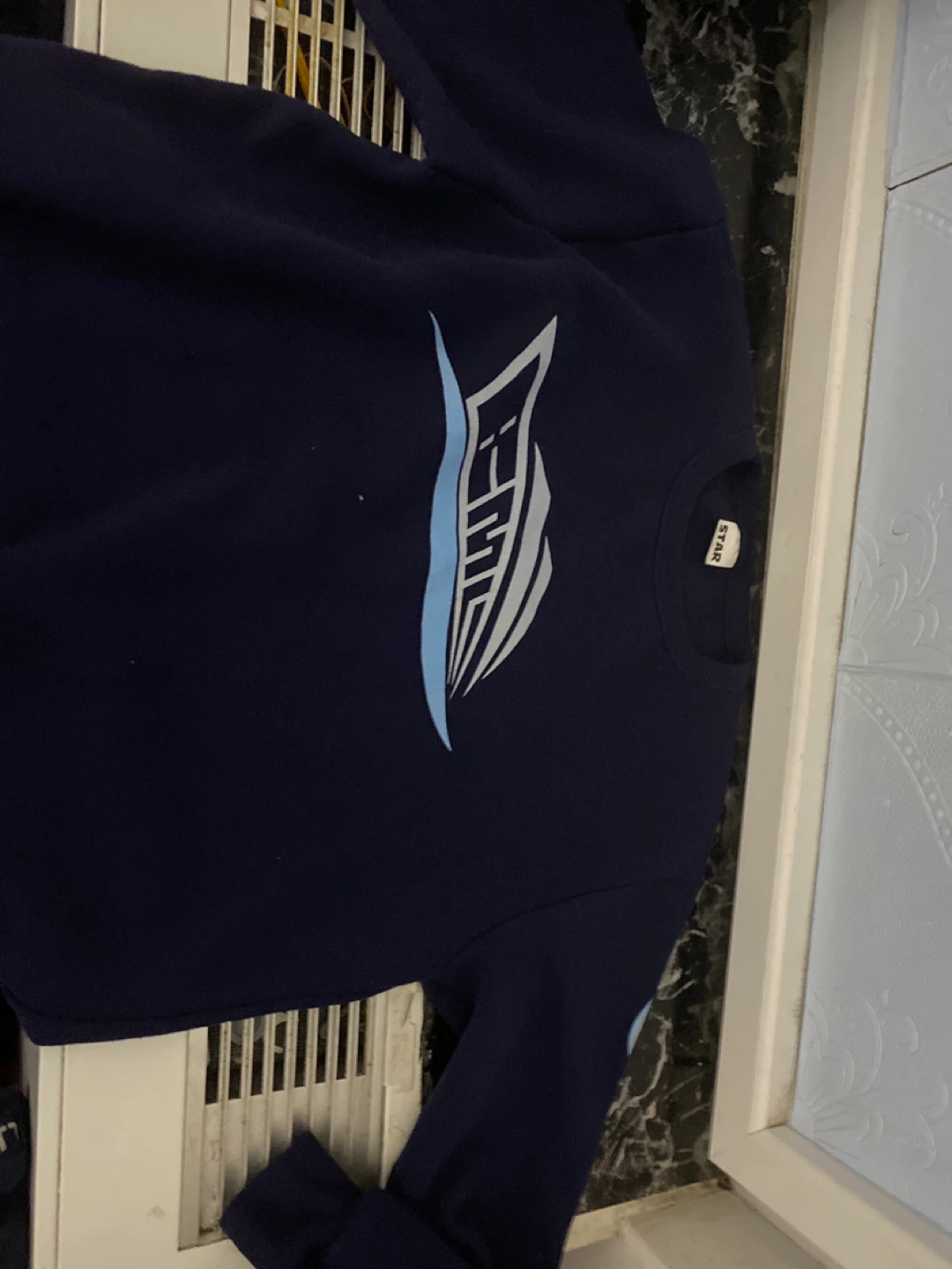 Navy Blue Crewneck Sweatshirt - Size XXL