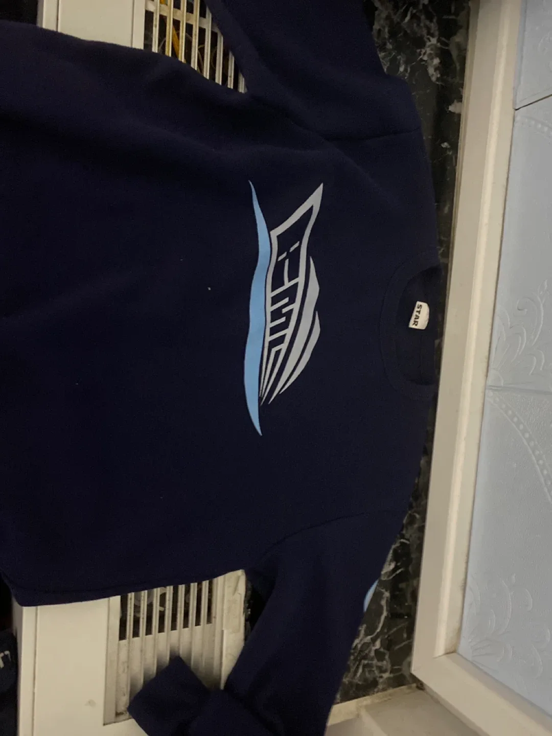 Navy Blue Crewneck Sweatshirt - Size XXL