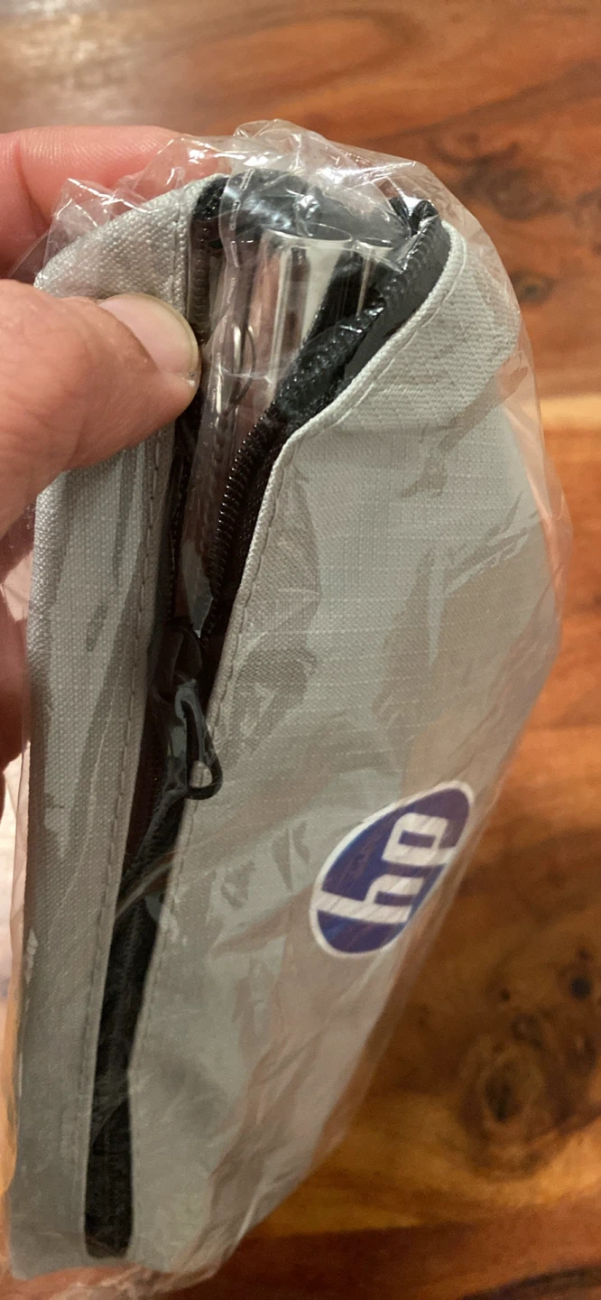 New HP Grey Pouch Bag & 2 straws and a cleaning brush - photo 2