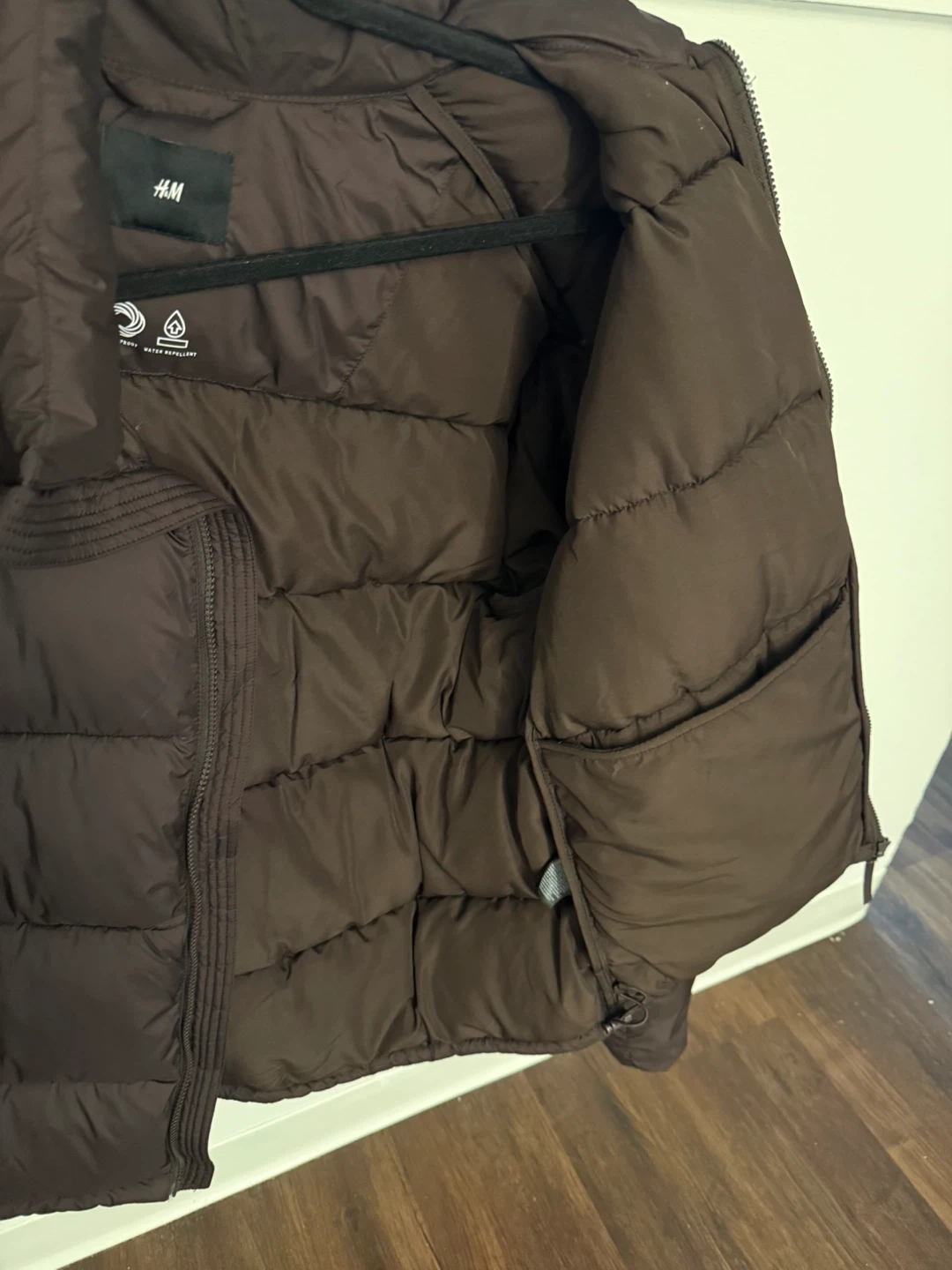 H&M Brown Puffer Jacket – Size M - photo 2