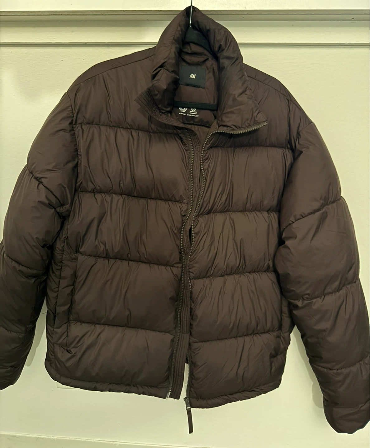 H&M Brown Puffer Jacket – Size M