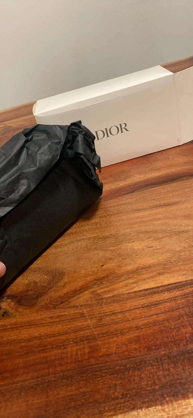 New (unused) Dior black velvety Makeup Pouch - photo 4