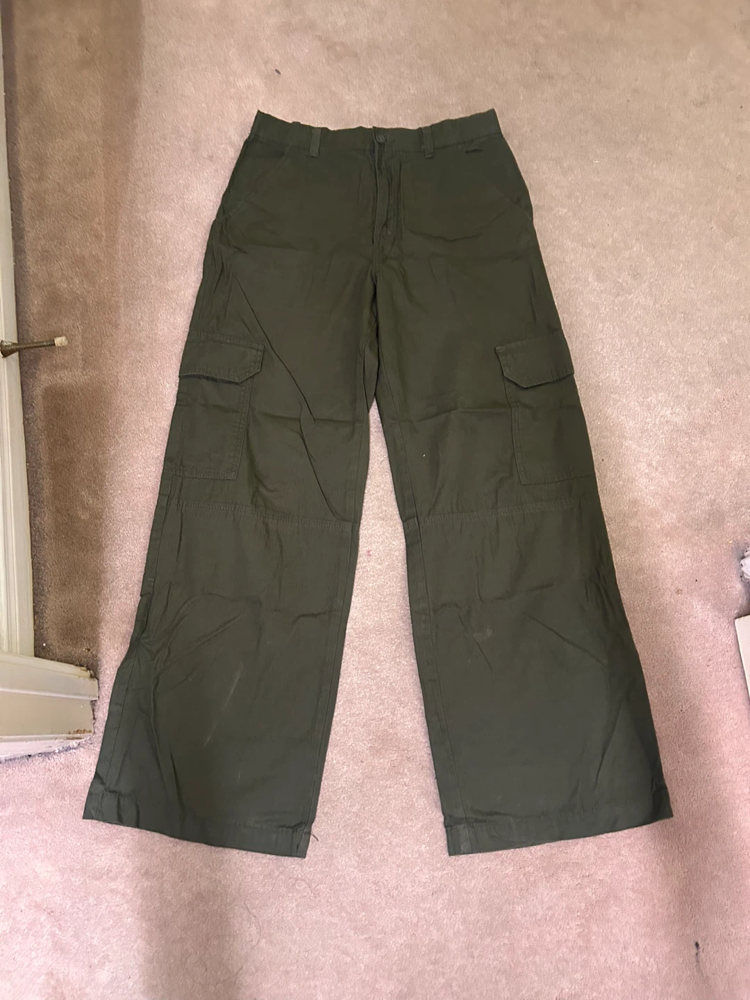 H&M Cargo Pants - Green - Kids Size 12-13A