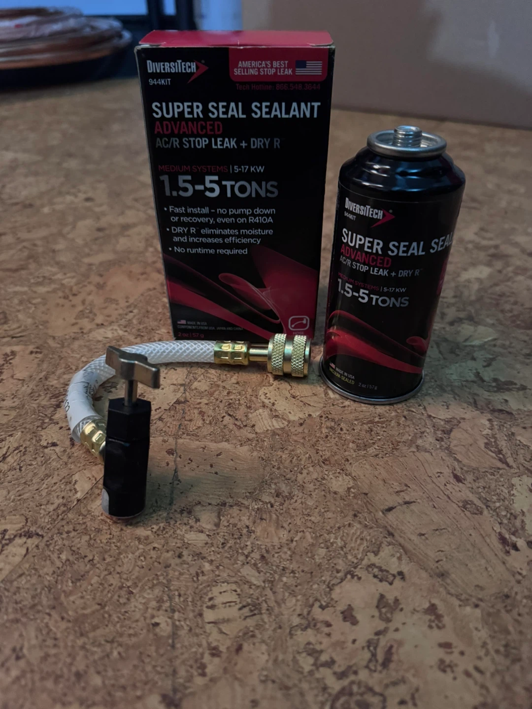 DiversiTech Super Seal Advanced AC/R Stop Leak Sealant Kit
