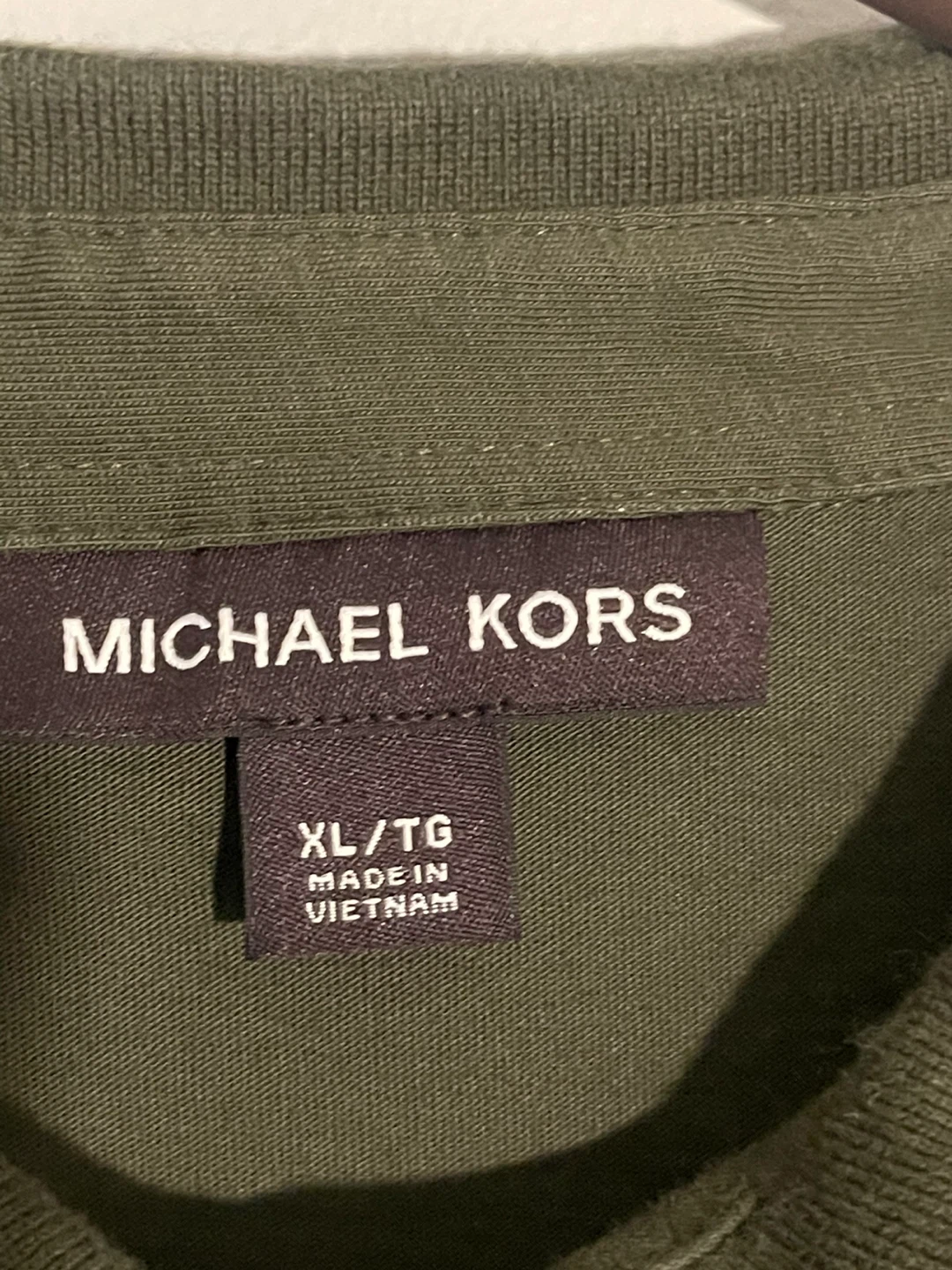 Michael Kors Men's Green Polo Shirt Size XL