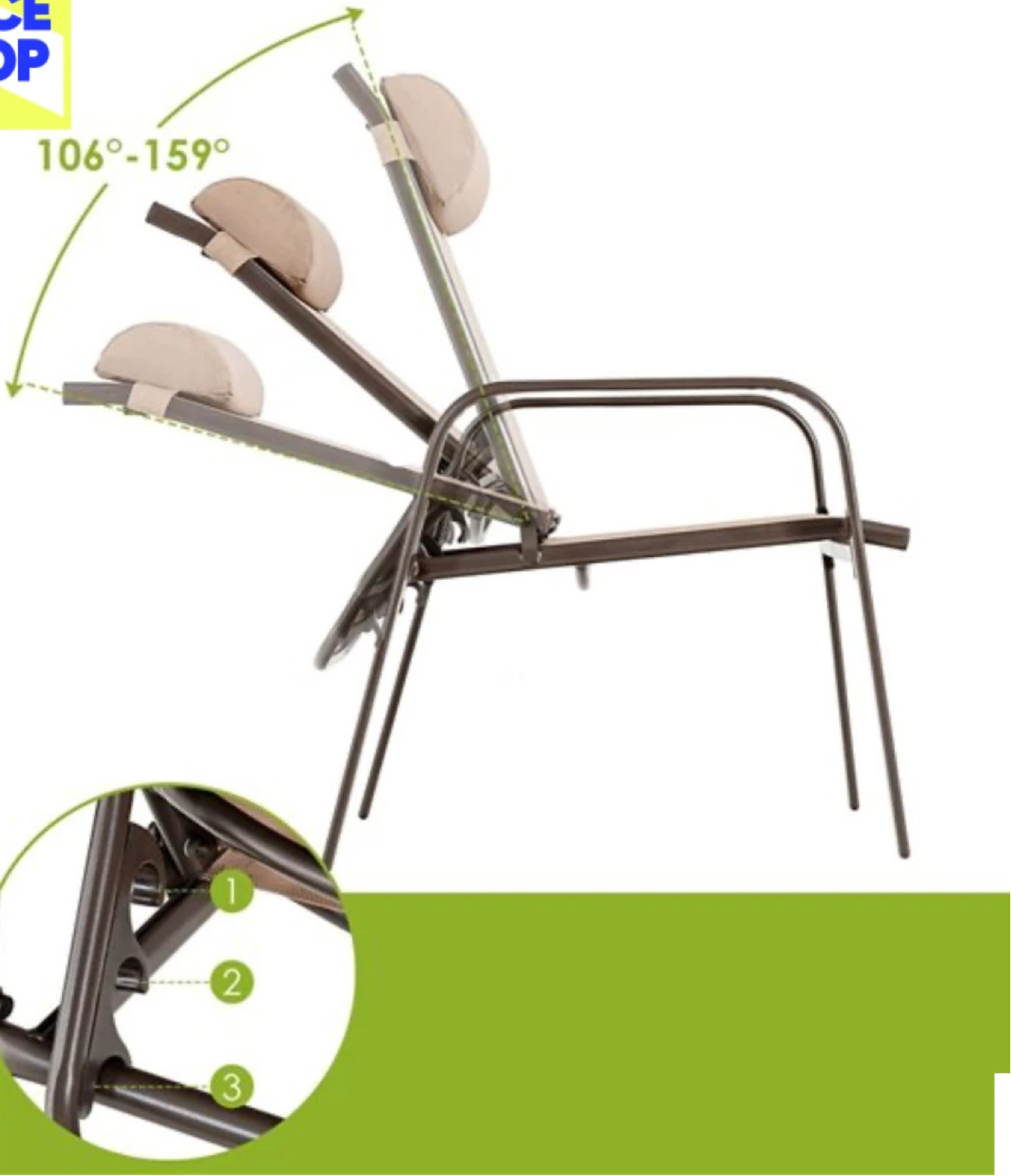 Patio Lounge Chairs with Side Table  (Brand New) - photo 3