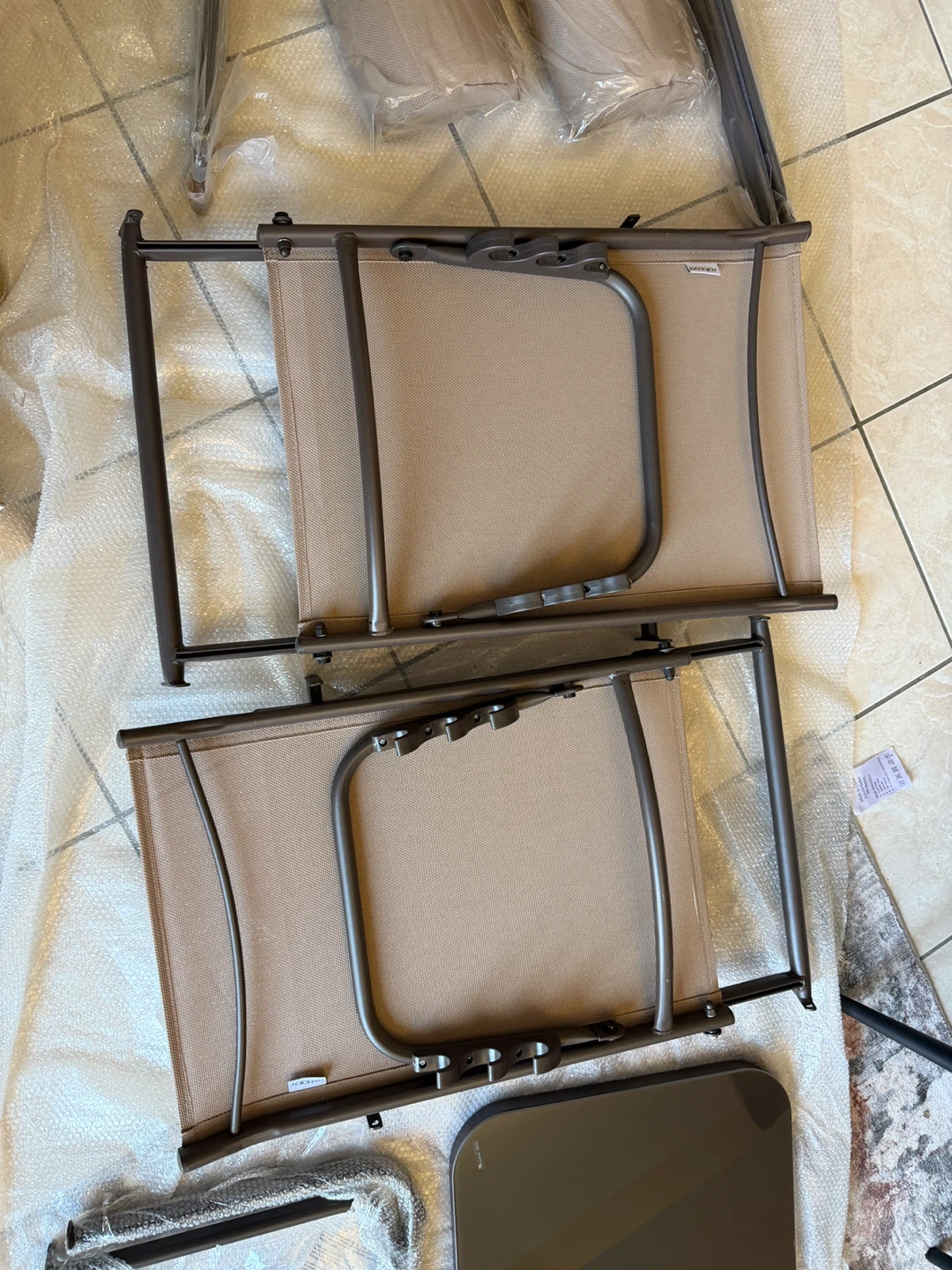 Patio Lounge Chairs with Side Table  (Brand New) - photo 5