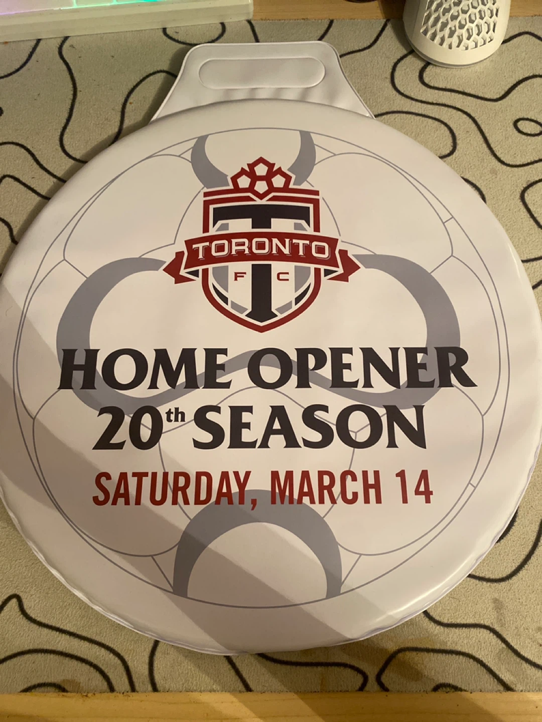 Toronto FC Home Opener 20th Season Seat Cushion