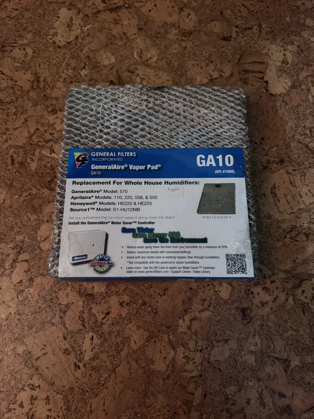 General Filters GA10 Humidifier Pad