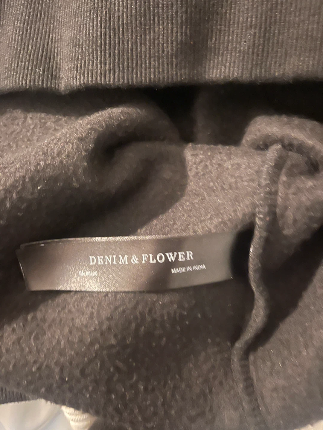 DENIM & FLOWER Color Block Hoodie - photo 3