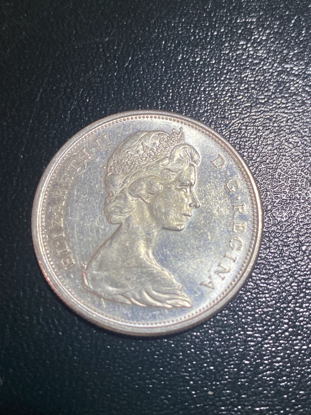 1965 silver Canada 50 Cents Coin - photo 2