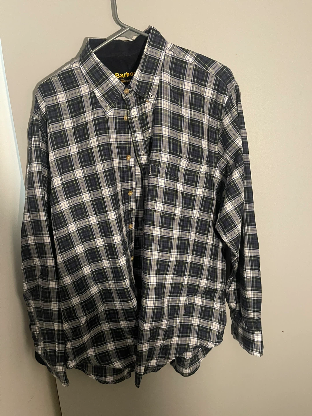 Barbour The Country Shirt Plaid Button-Down Size L - photo 2