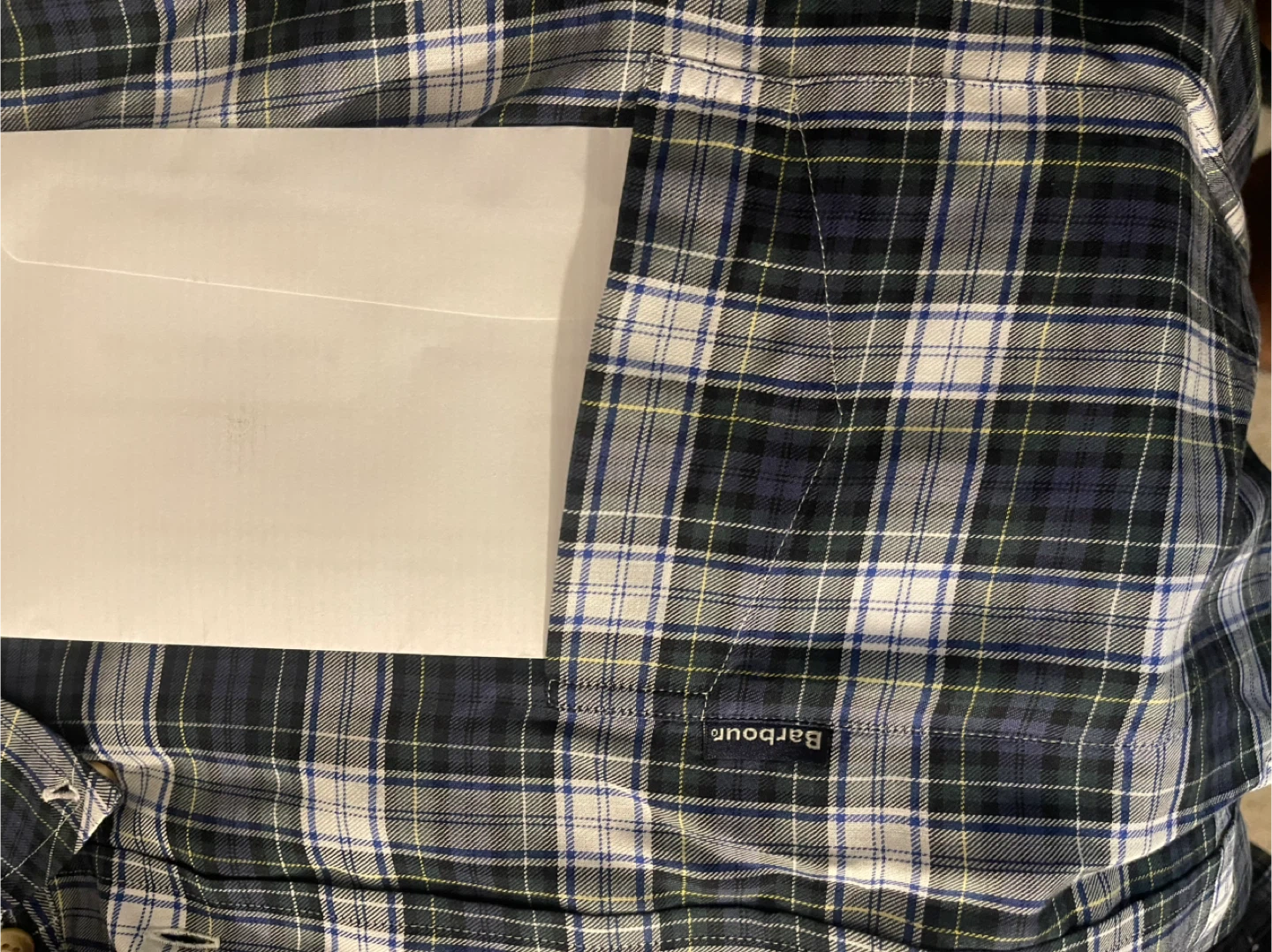 Barbour The Country Shirt Plaid Button-Down Size L - photo 4