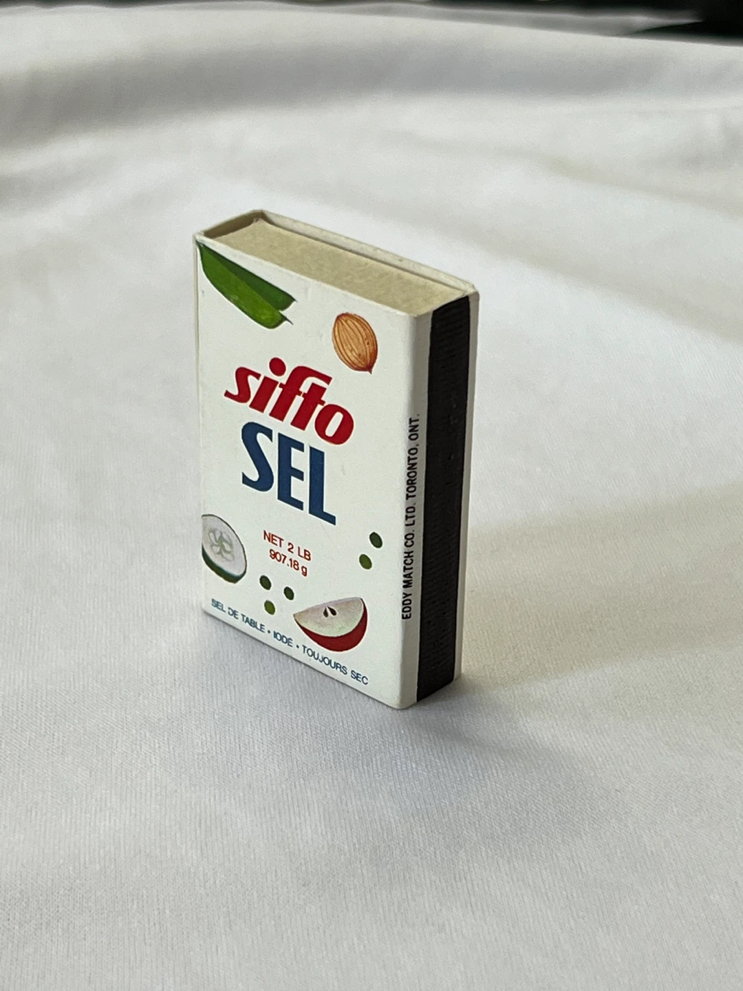 Vintage Sifto Salt Matchbox - photo 3