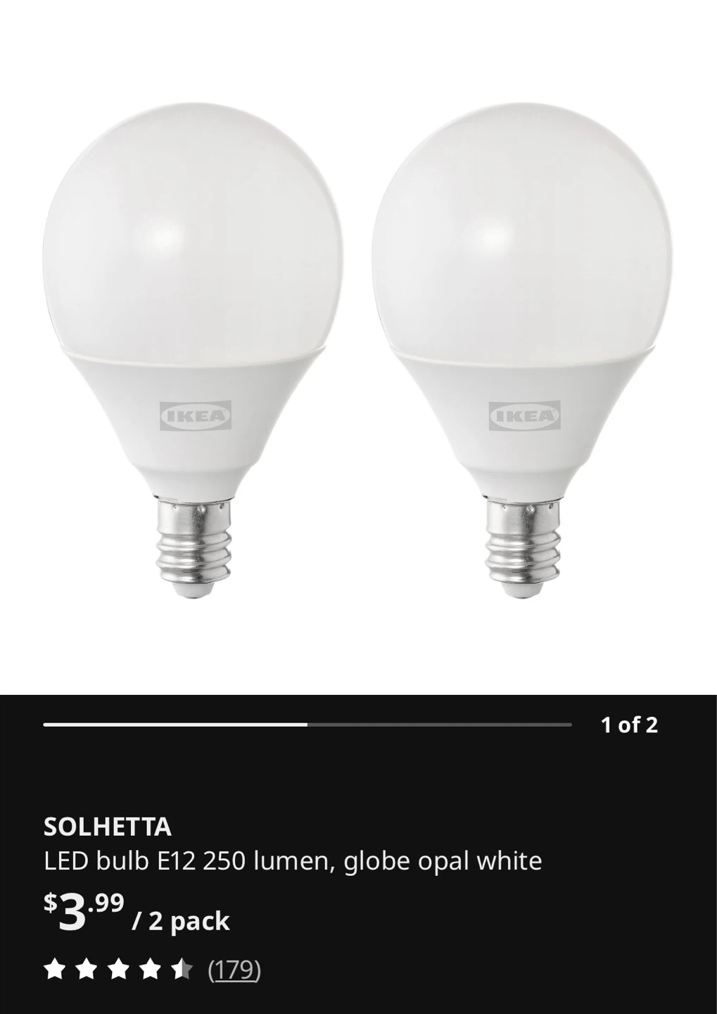 IKEA NYMANE Table lamp with bulbs - photo 3