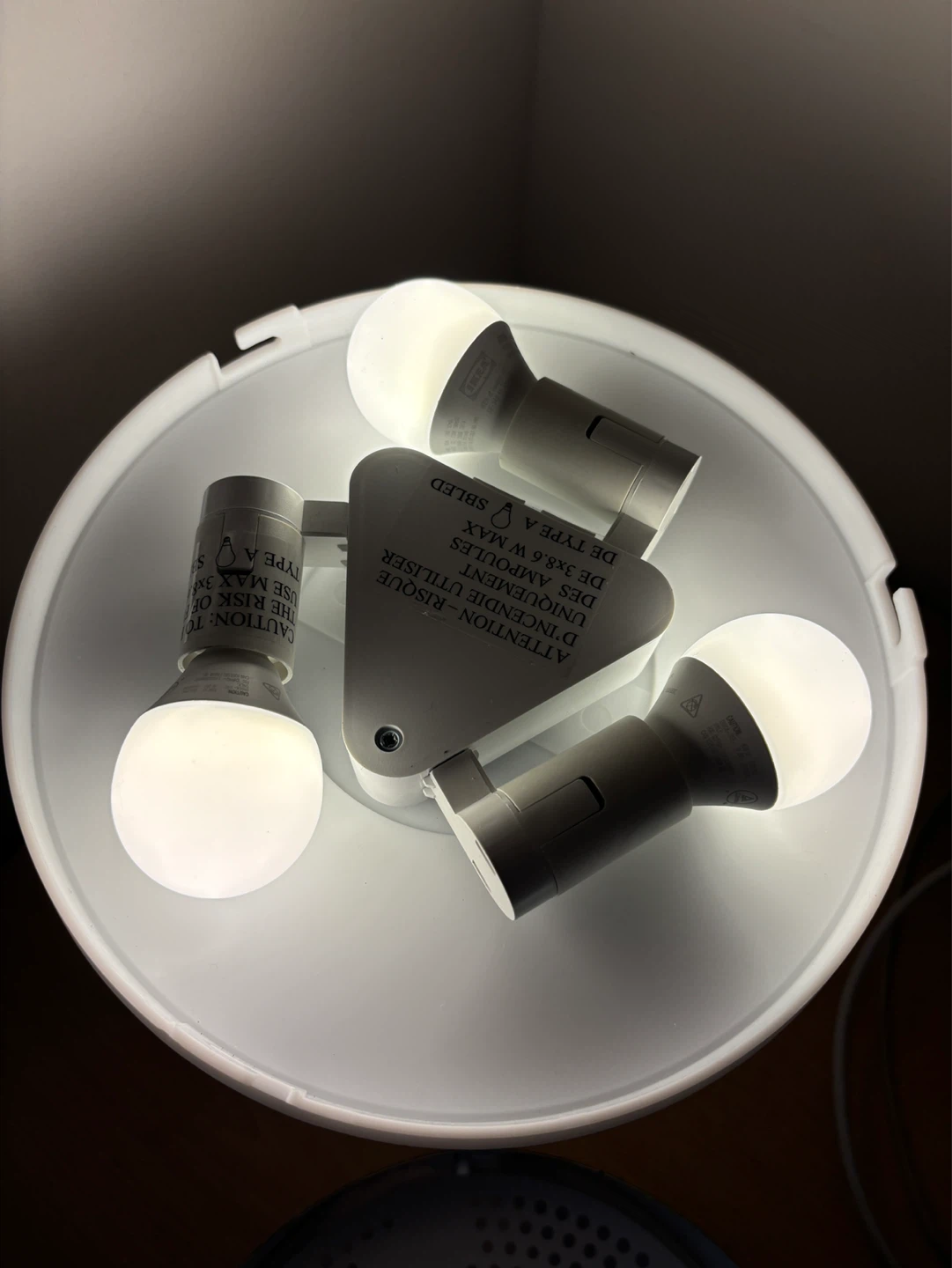 IKEA NYMANE Table lamp with bulbs - photo 5