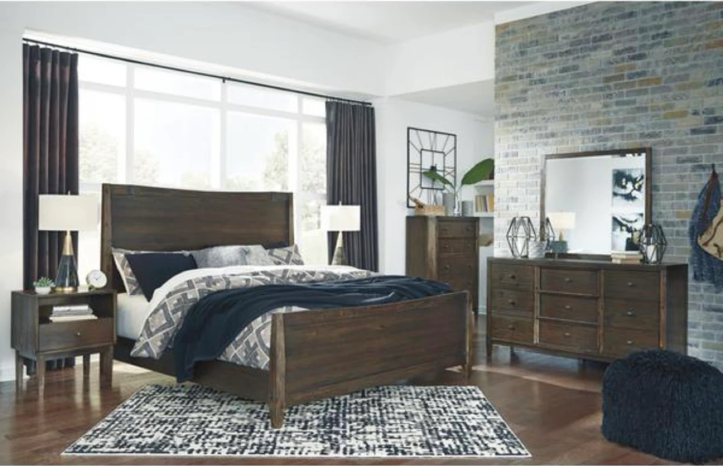 Ashley Furniture Solid Wood Queen Bed Frame – Heavy, High-End, - photo 3