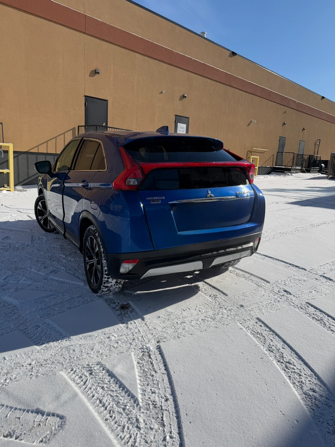 Blue Mitsubishi Eclipse Cross SUV