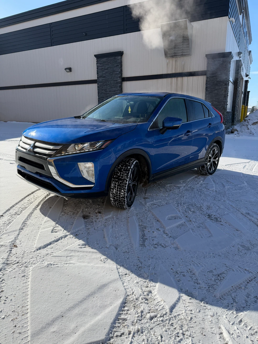 Blue Mitsubishi Eclipse Cross SUV - photo 2