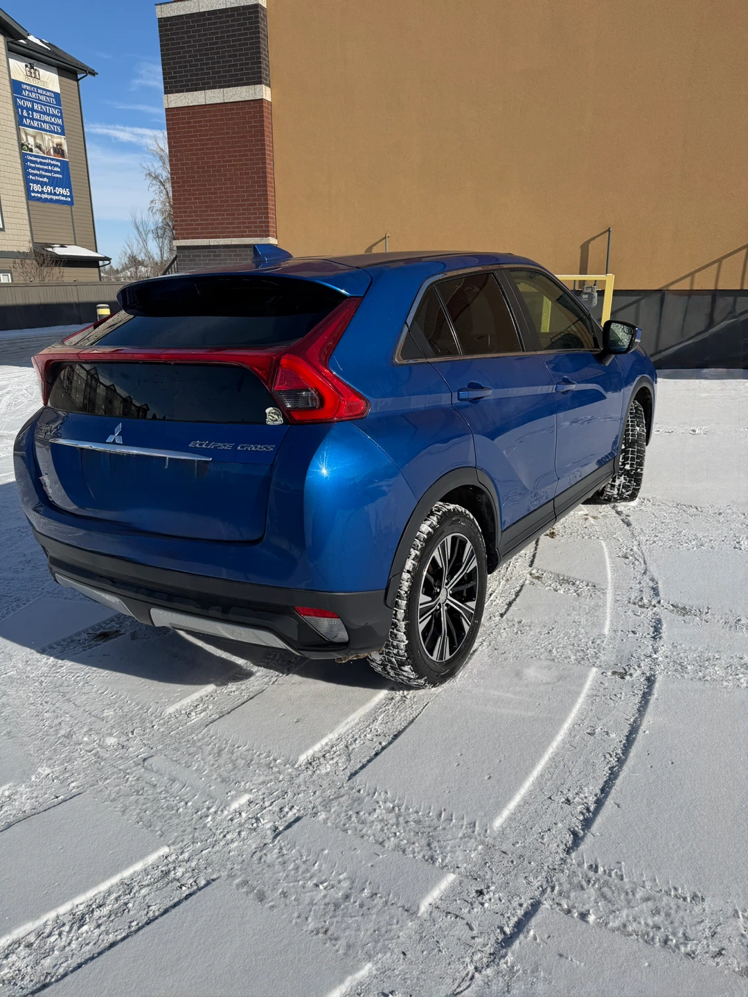 Blue Mitsubishi Eclipse Cross SUV - photo 4