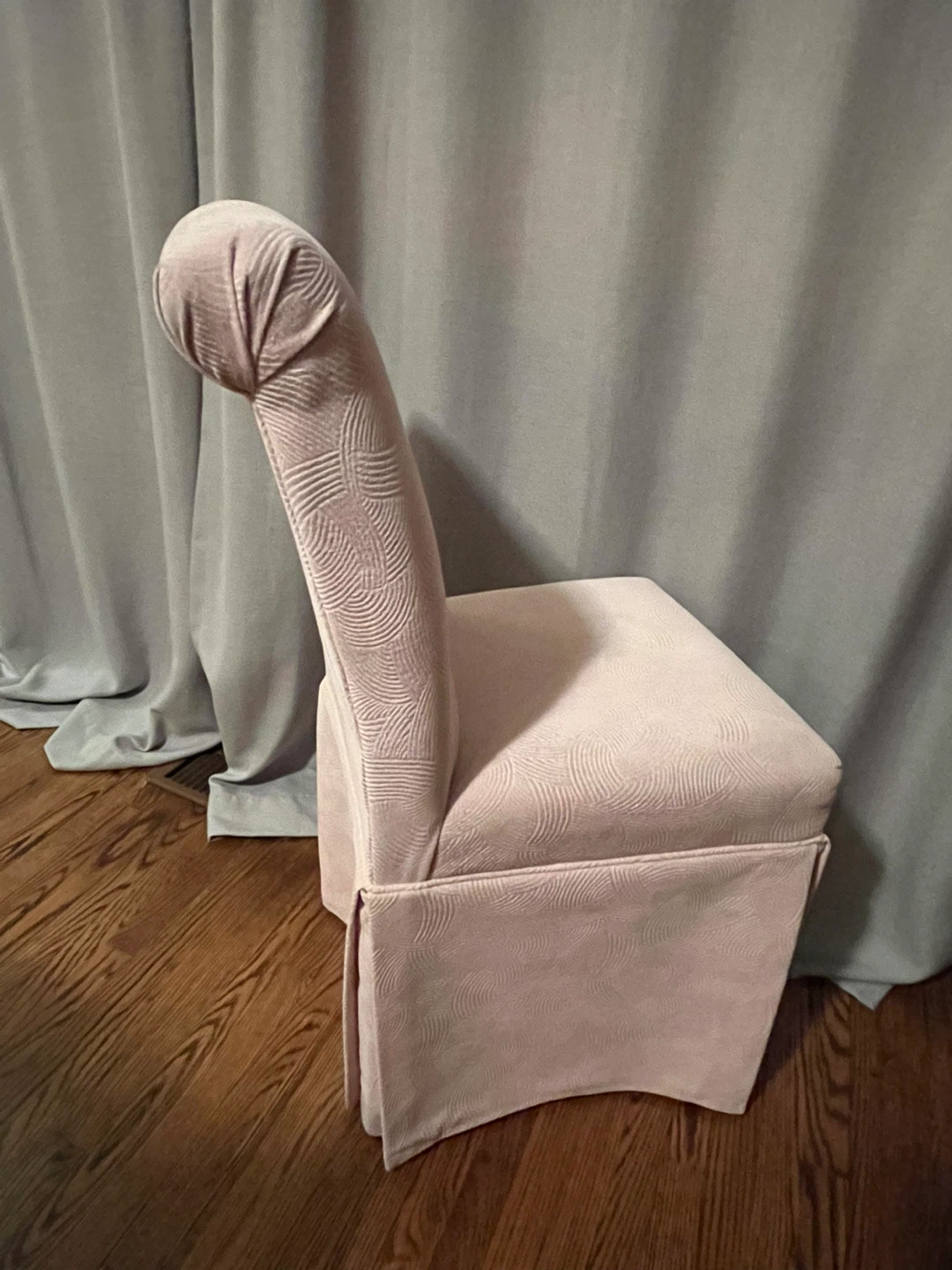 Pink Upholstered Accent Chair - photo 4