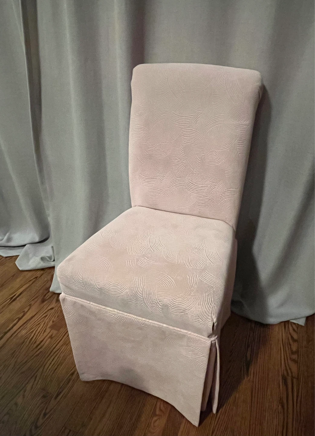 Pink Upholstered Accent Chair