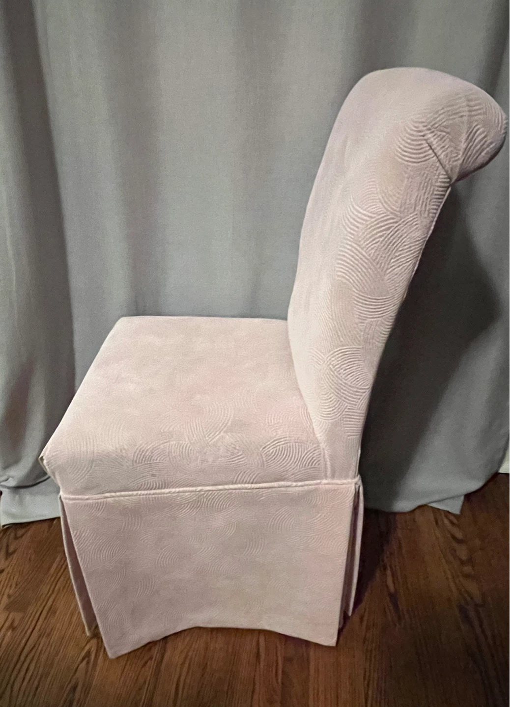Pink Upholstered Accent Chair - photo 2