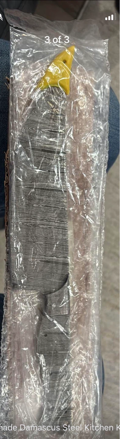 Handmade brand new Damascus steel chef knife