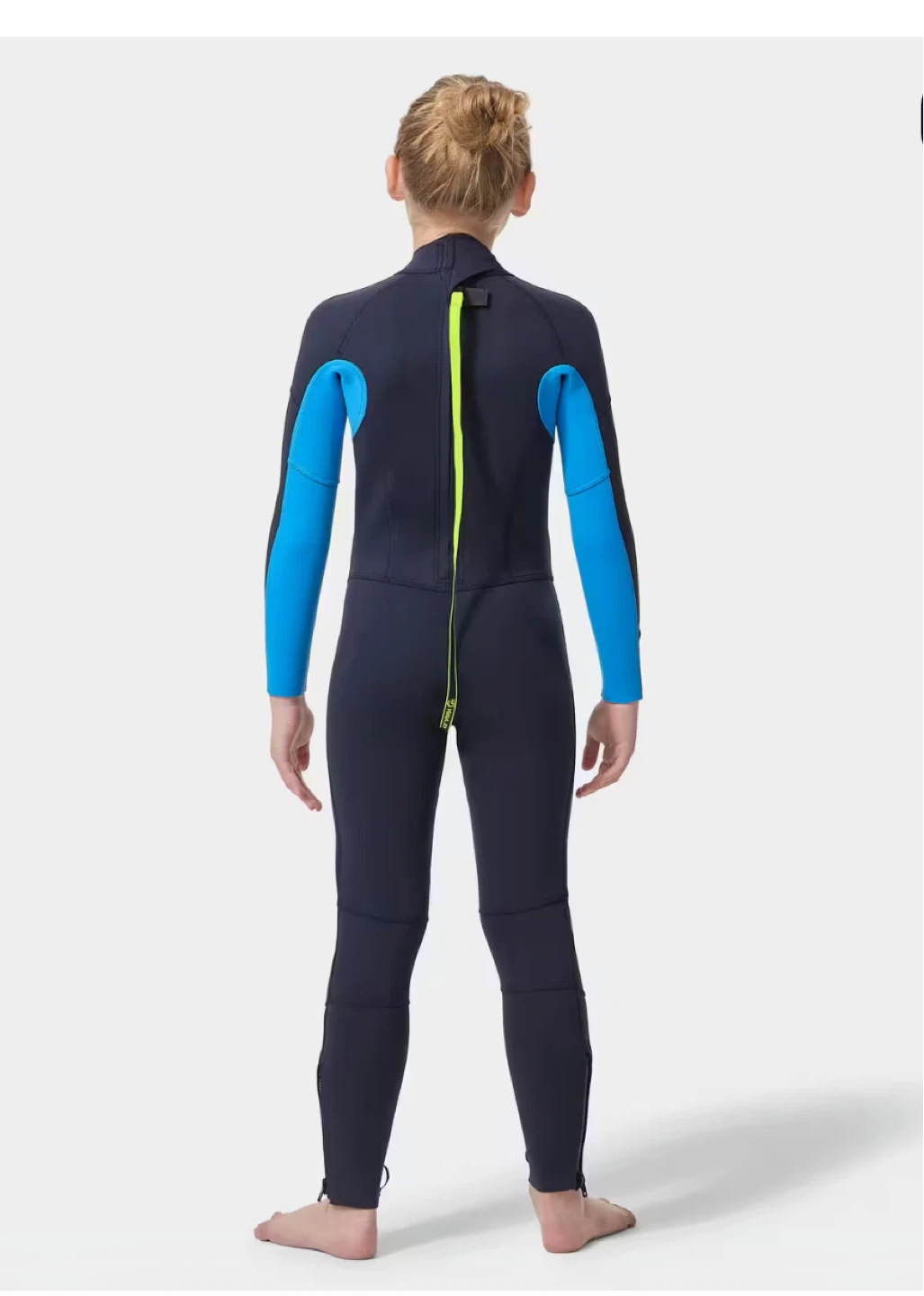 Decathlon: Olaian Kids Wetsuit - Navy Blue & Blue ( Size 10) - photo 3