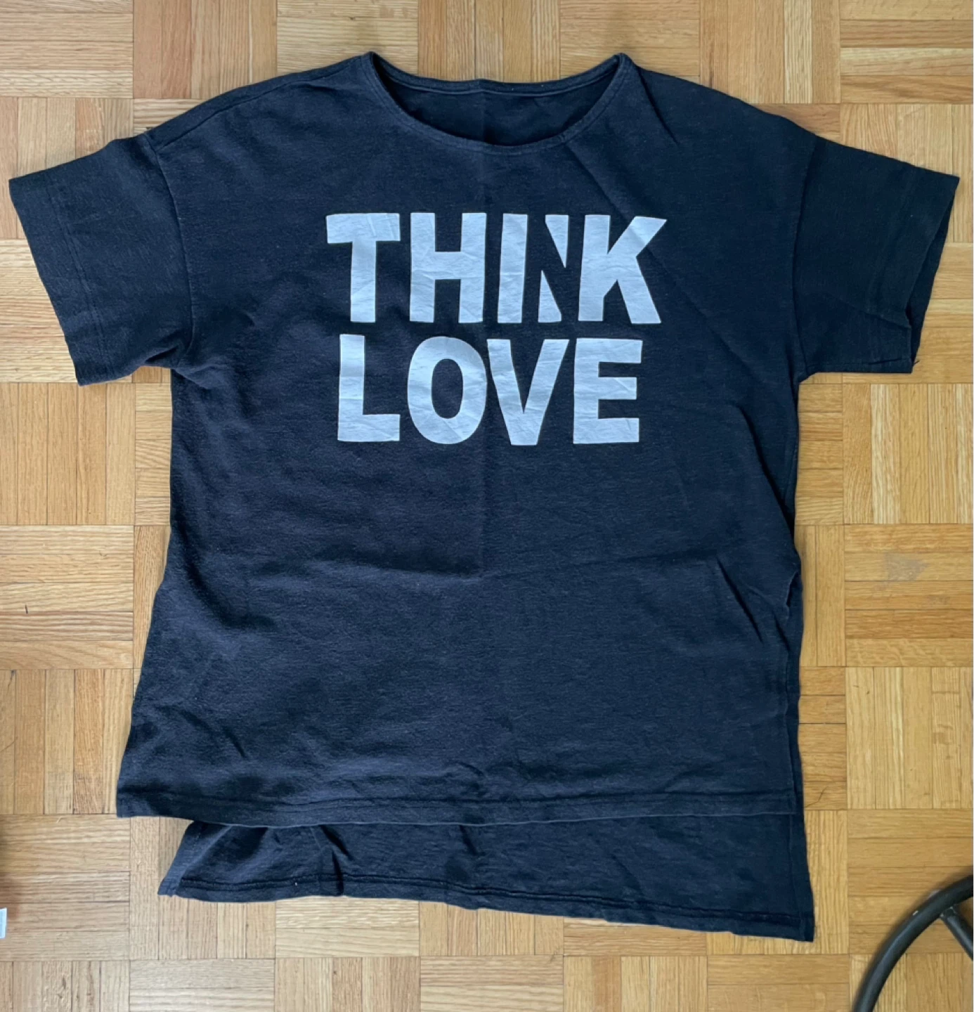 Black 'THINK LOVE' T-Shirt
