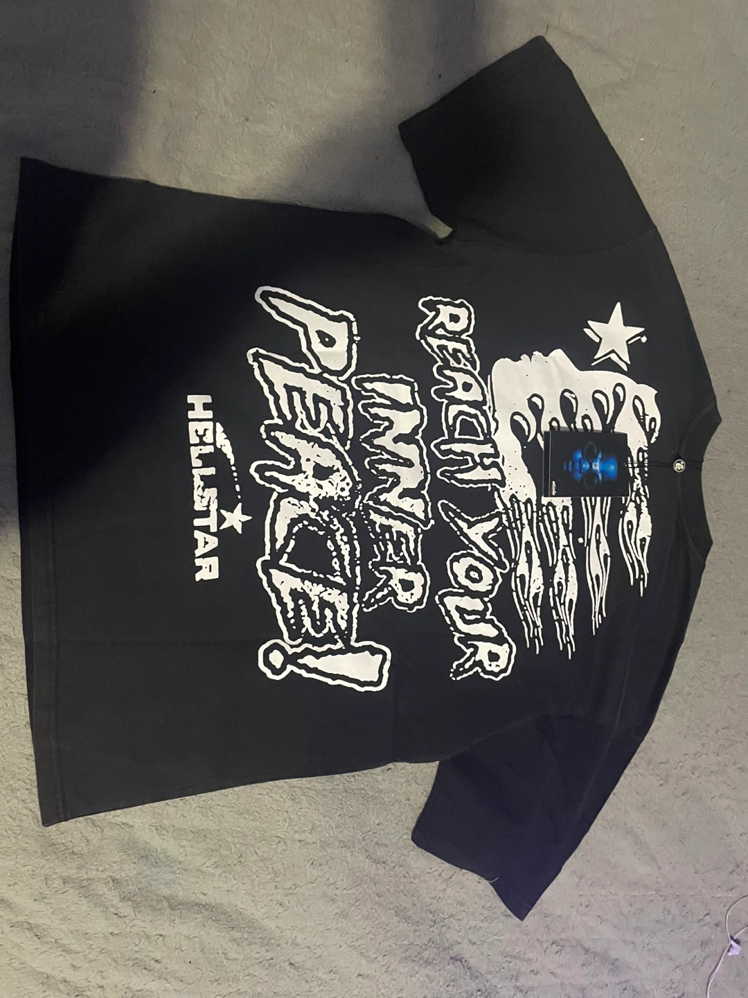 Hellstar "Reach Your Inner Peace" Graphic T-Shirt Size L - photo 2