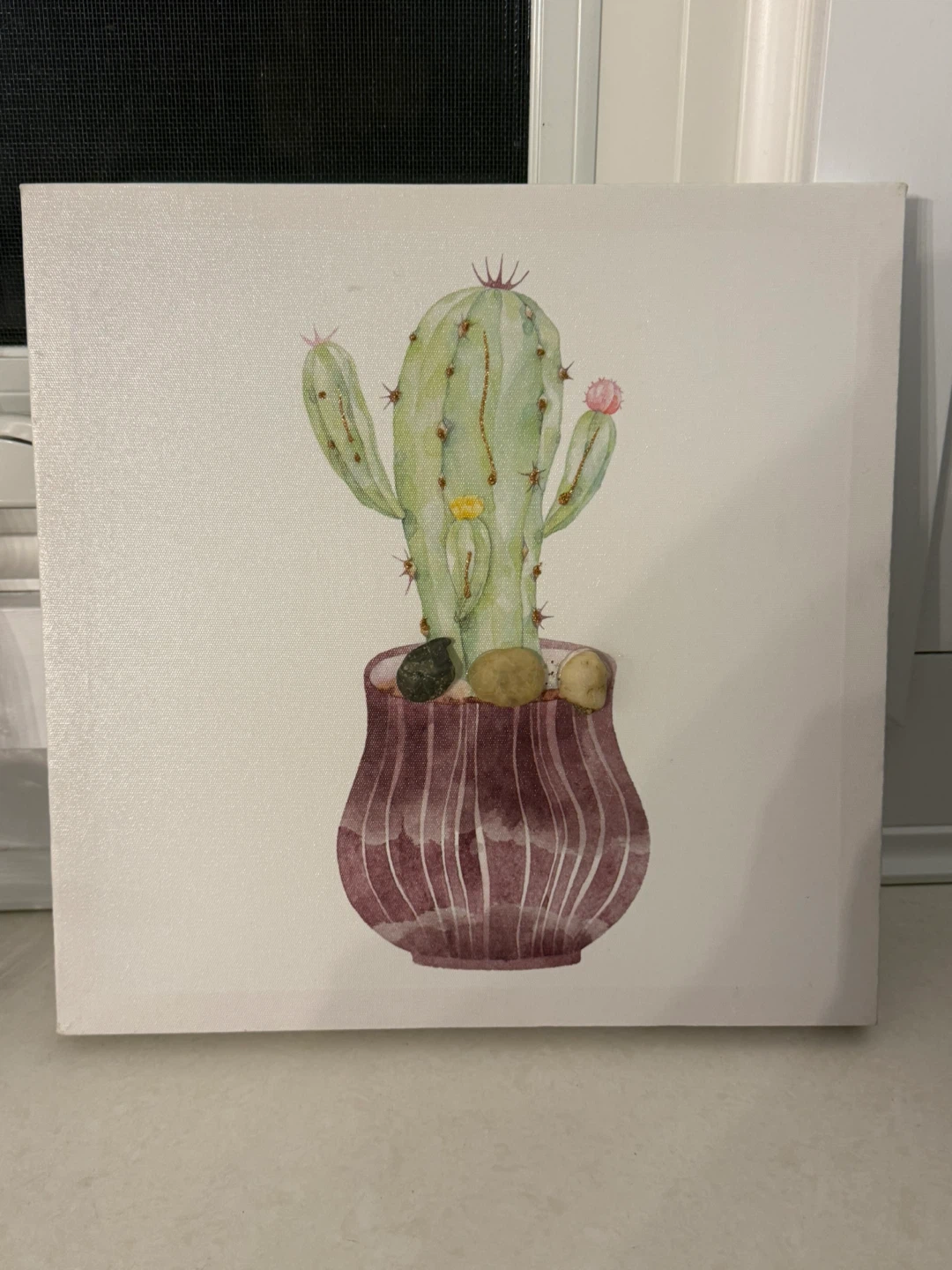 Canvas Print Wall Art - Potted Cactus - photo 5