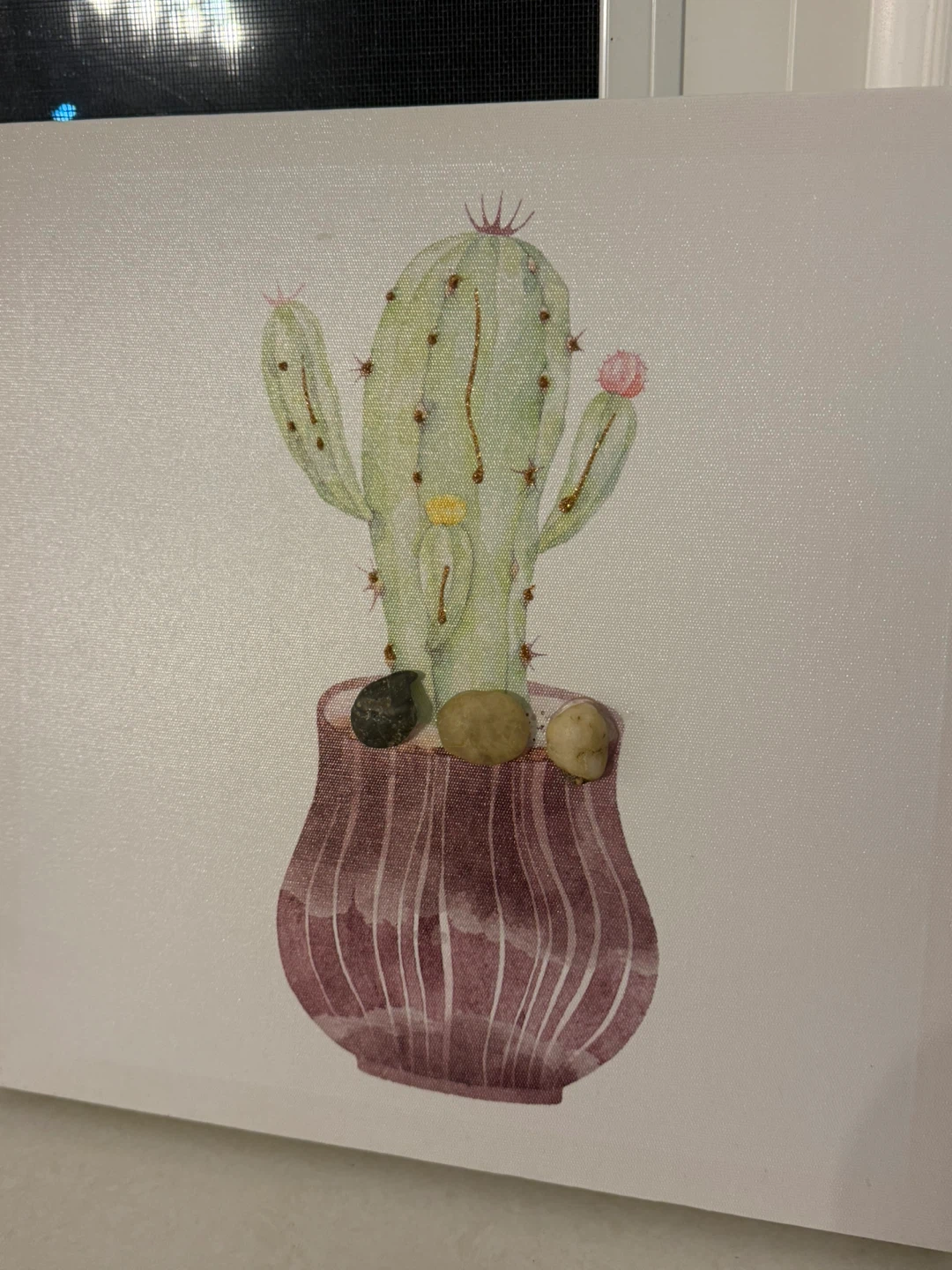 Canvas Print Wall Art - Potted Cactus - photo 3