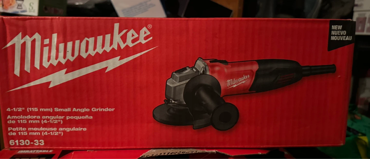 Milwaukee 4-1/2" Small Angle Grinder 6130-33