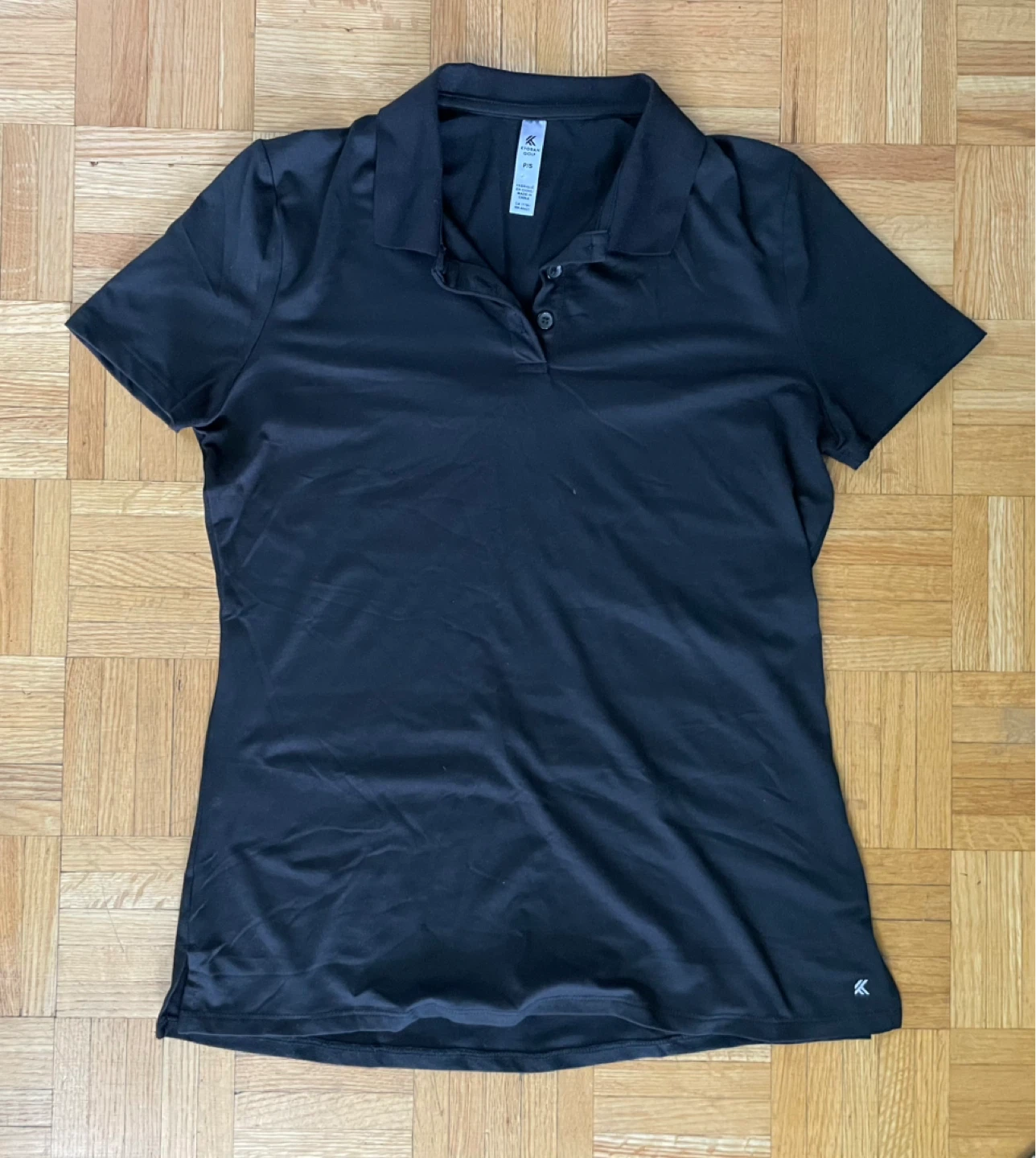 Kyodan Golf Black Polo Shirt P/S