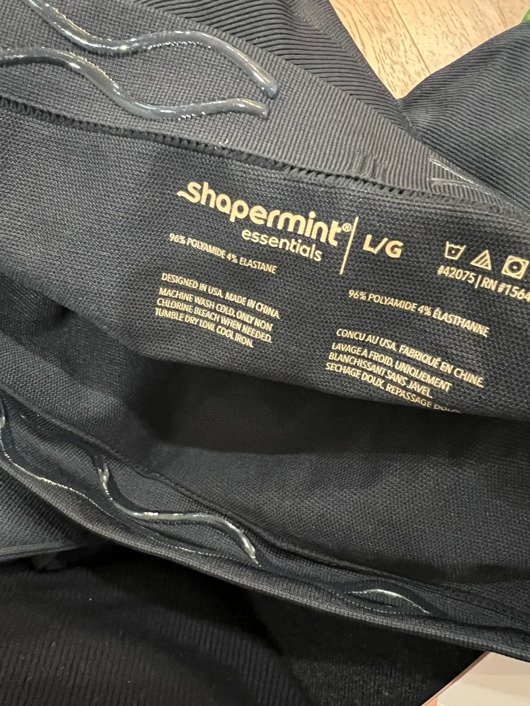 Shapermint Essentials High Waisted Shaping Leggings L Black - photo 4