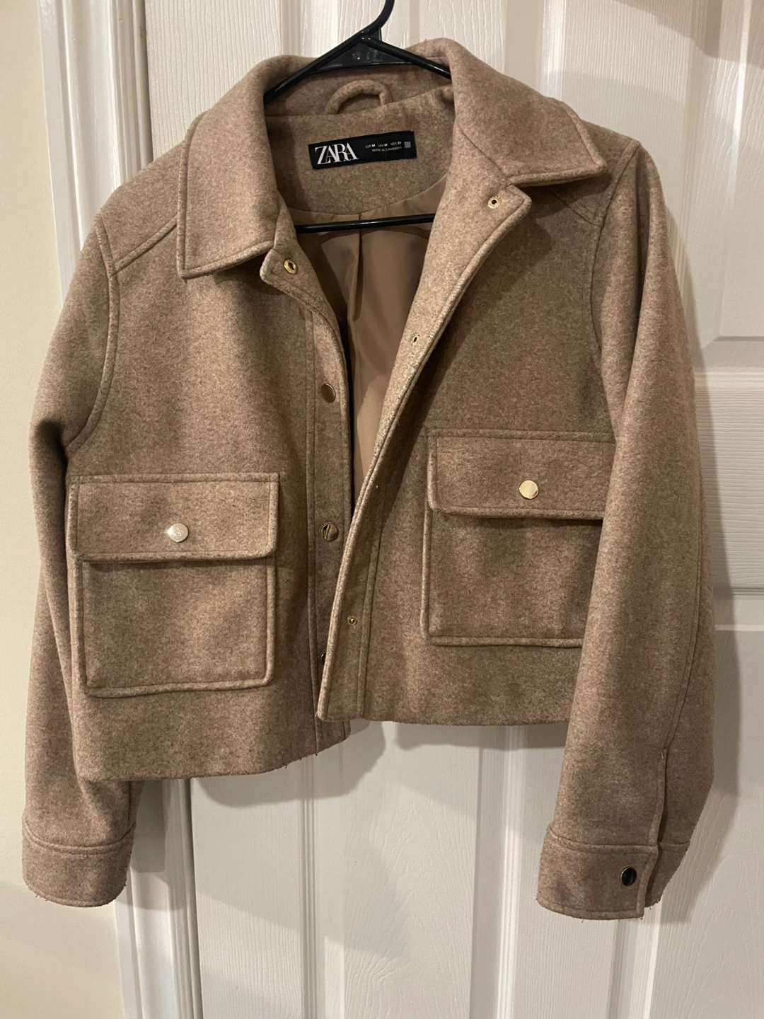 Zara Cropped Jacket Size M
