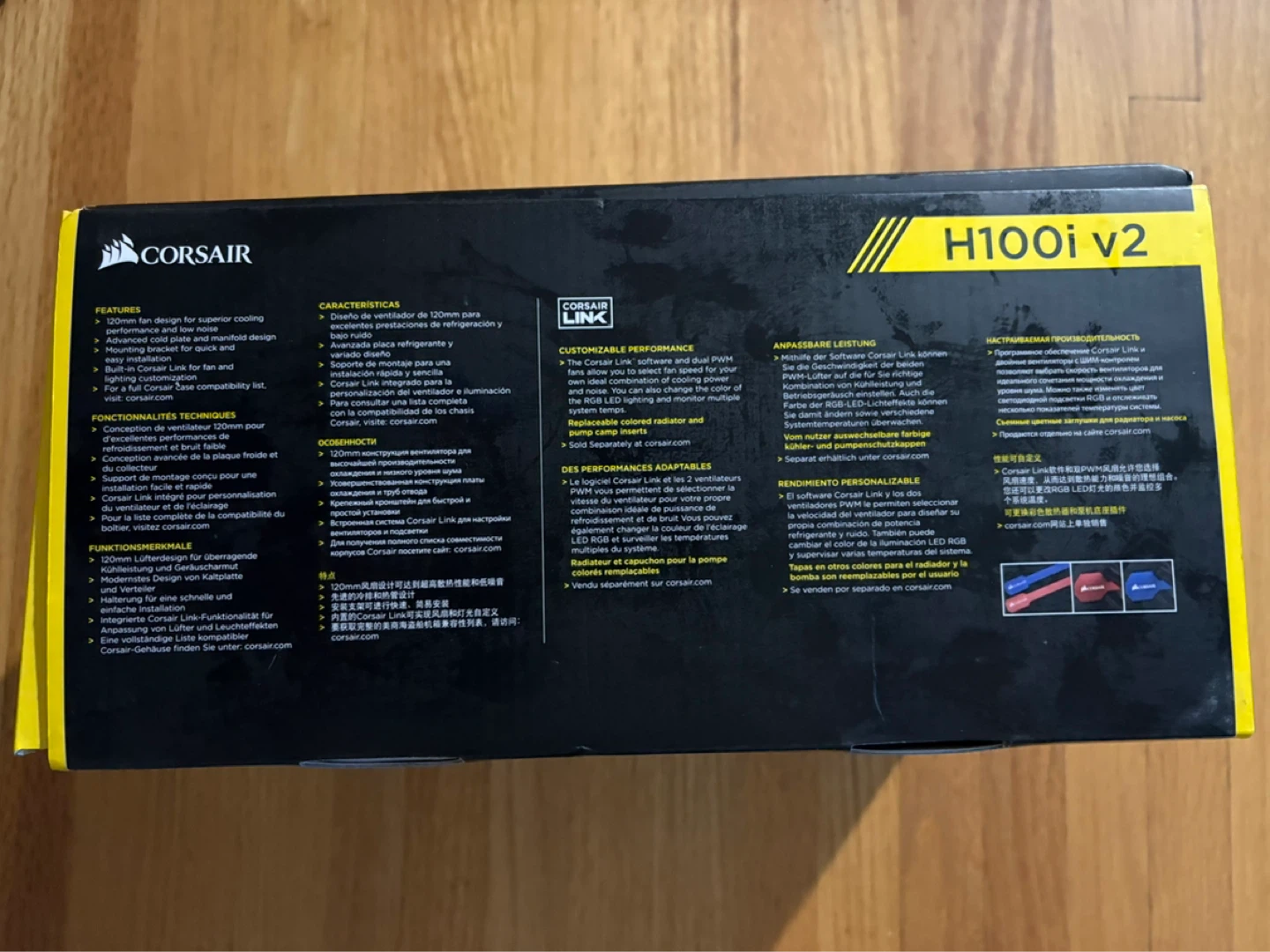 Corsair Hydro Series H100i v2 Liquid CPU Cooler - photo 2