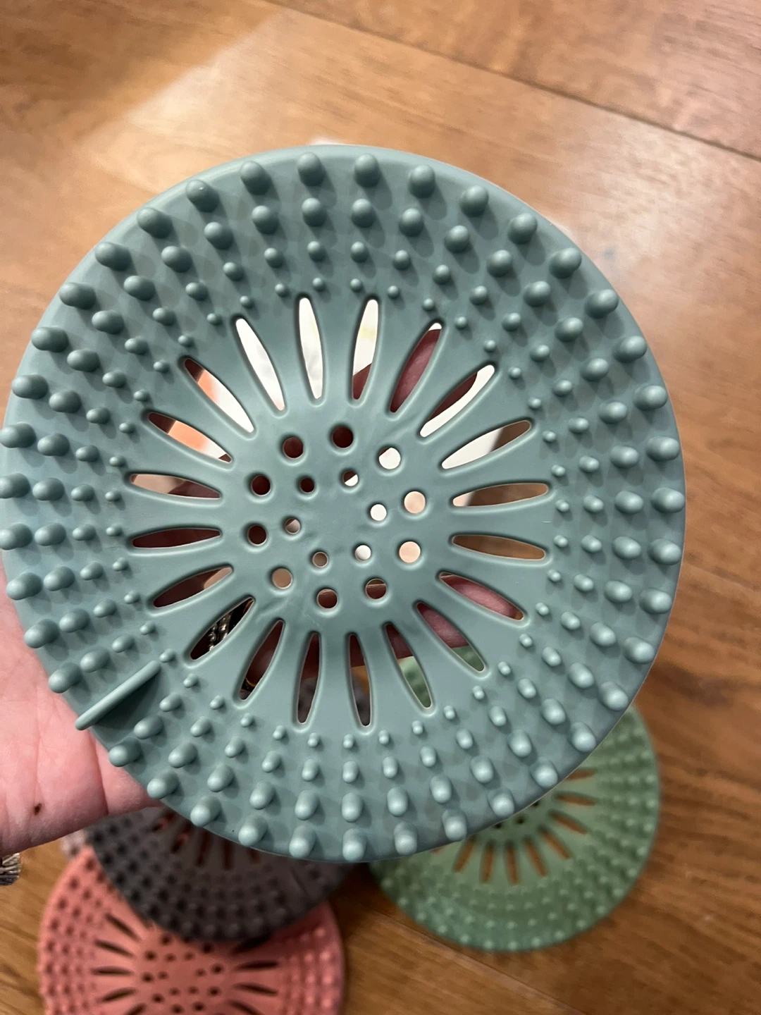 Gotega Colorful Hair Catcher Shower Drain Strainer - 5 Pack - photo 2