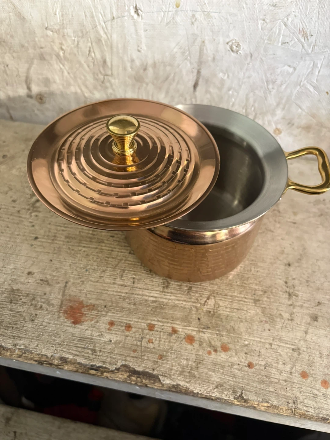 Copper Pot with Lid