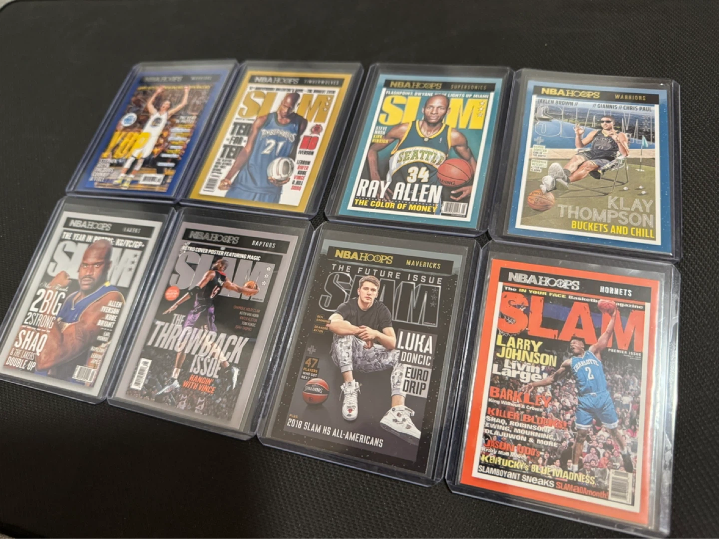 NBA Hoops Slam Magazine Cards - Lot of 8