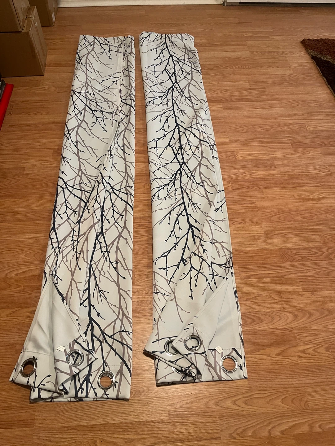 Patterned Grommet Curtains (Set of 2) - photo 2