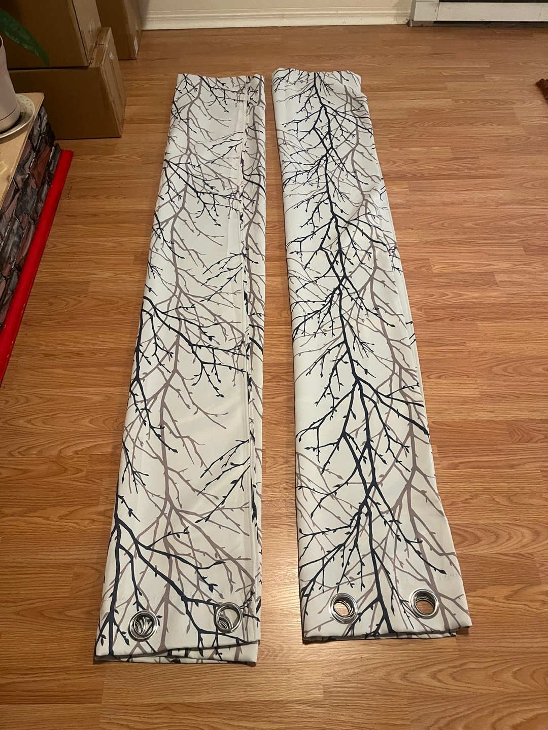 Patterned Grommet Curtains (Set of 2) - photo 3